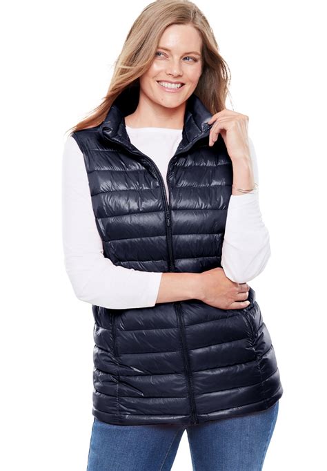 unique puffer vest for women's.